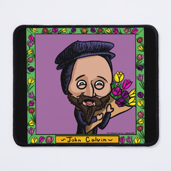 Item preview, Cute John Calvin designed and sold by Crosshatching.