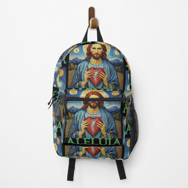 Item preview, Jesus Christ say Aleluia ( in Portuguese ) in cute van gogh style gift for Brasil designed and sold by thankful-loco.