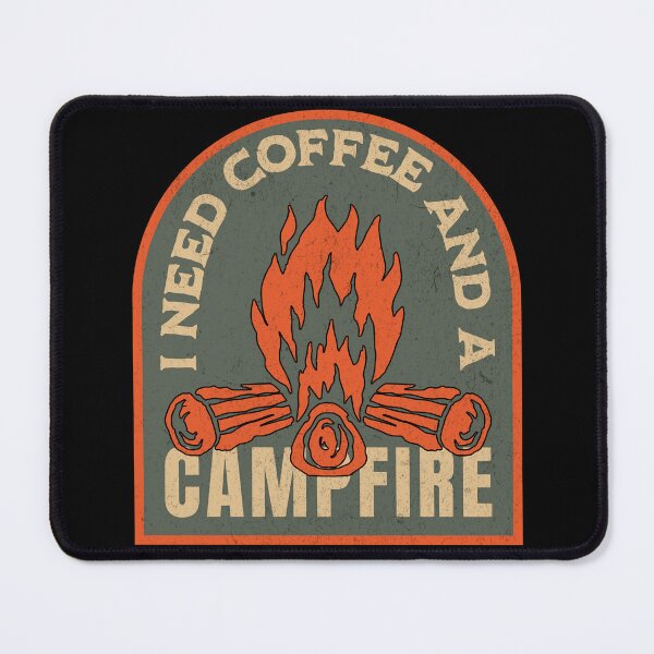 Item preview, I Need Coffee and a Campfire designed and sold by Jumbled Mind.