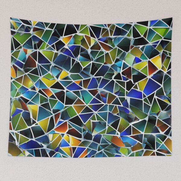 Item preview, Abstract Colorful Mosaic Pattern designed and sold by calibrit.