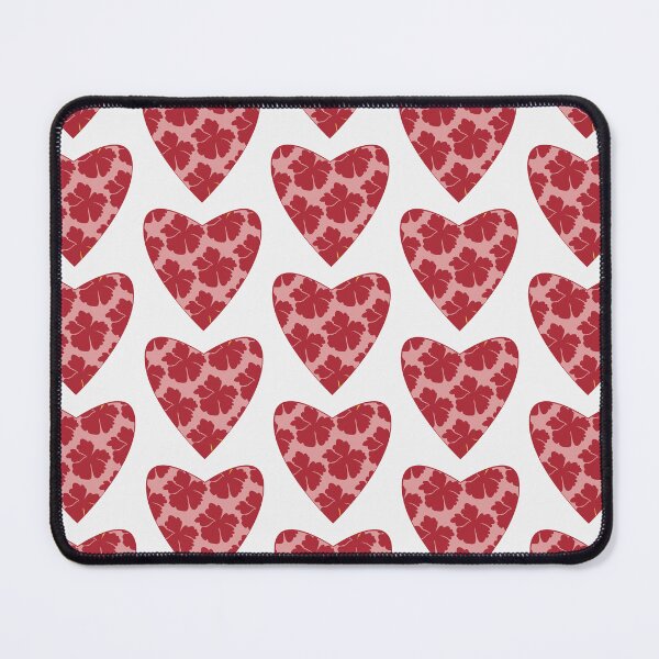 Item preview, Pink Boho Heart & Red Flower ; Bohemian Pattern designed and sold by PatternInArt.