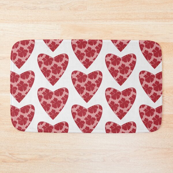 Item preview, Pink Boho Heart & Red Flower ; Bohemian Pattern designed and sold by PatternInArt.
