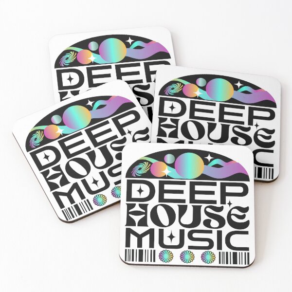 Item preview, DEEP HOUSE  - Orbs And Stars (blue/purple/black) designed and sold by Discothreadz.