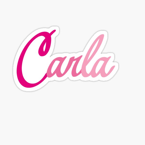 “Carla” Sticker by Shalomjoy | Redbubble