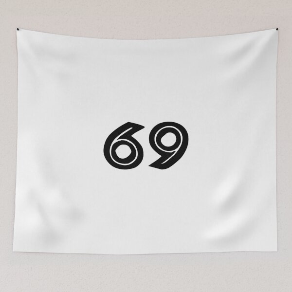 Item preview, 69, sixty-nine, black, tribal, african designed and sold by Numbers-Art.