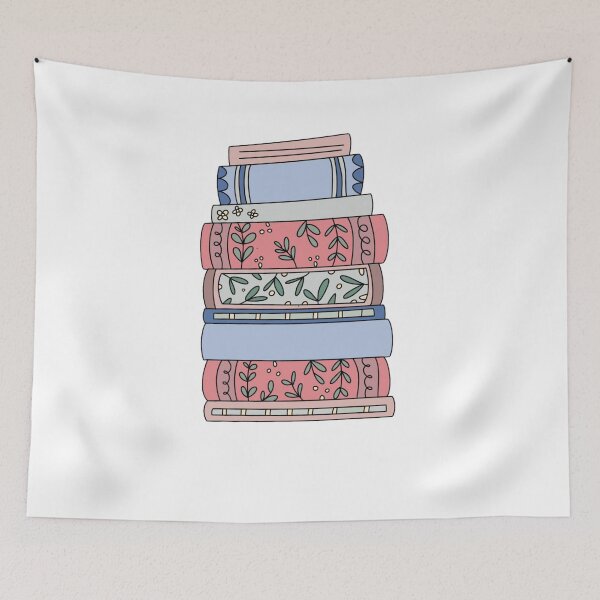 Item preview, stack of books designed and sold by madebyhdesign.