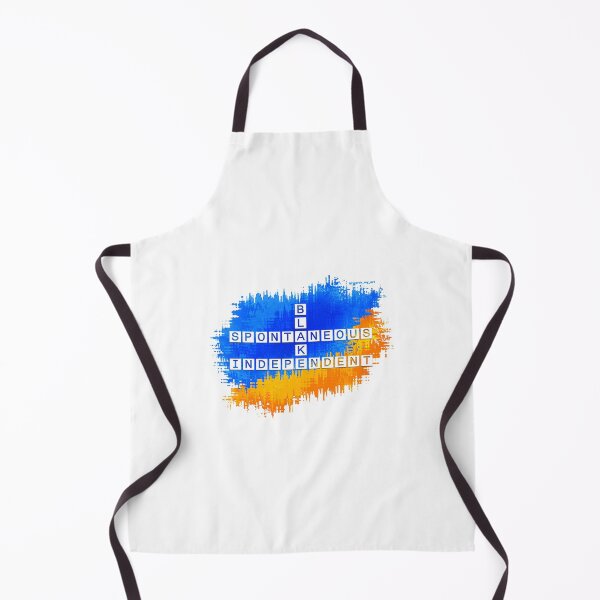 Item preview, Blake Spontaneous Independent Crossword Blue Yellow designed and sold by words-my-art.