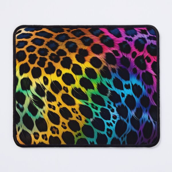Item preview, Abstract Rainbow Leopard Skin Pattern designed and sold by TheArtOfPat.