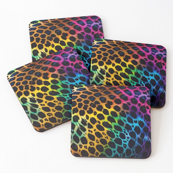 Item preview, Abstract Rainbow Leopard Skin Pattern designed and sold by TheArtOfPat.