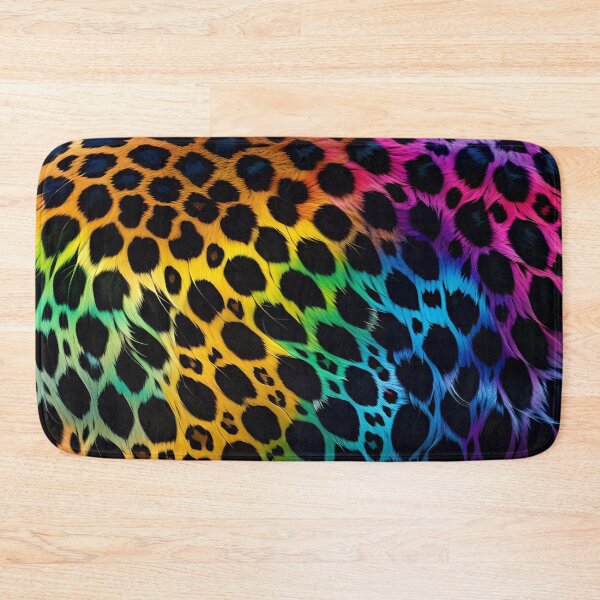Item preview, Abstract Rainbow Leopard Skin Pattern designed and sold by TheArtOfPat.