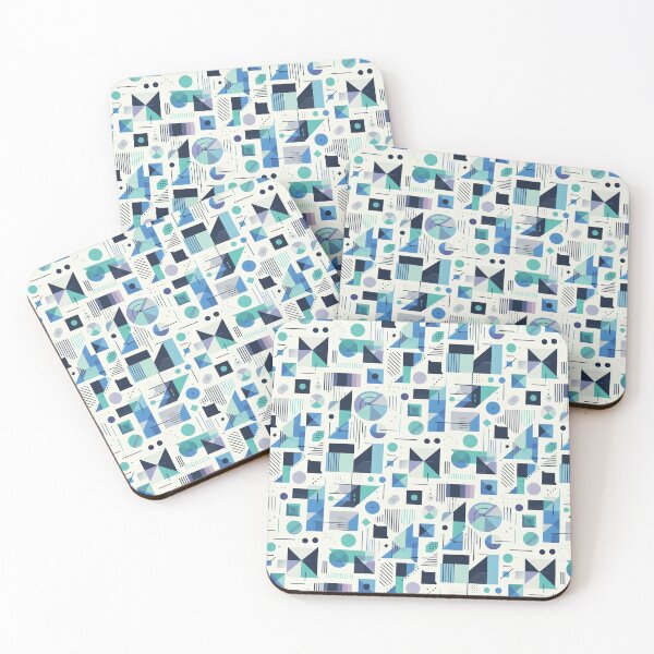 Item preview, Geometric Pattern Blue designed and sold by LESTERLOPEZ.