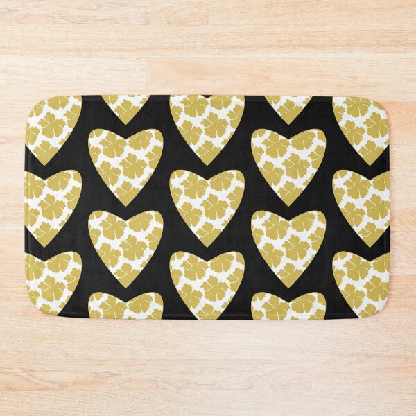 Item preview, White Boho Heart Yellow Flower ; Bohemian Pattern designed and sold by PatternInArt.