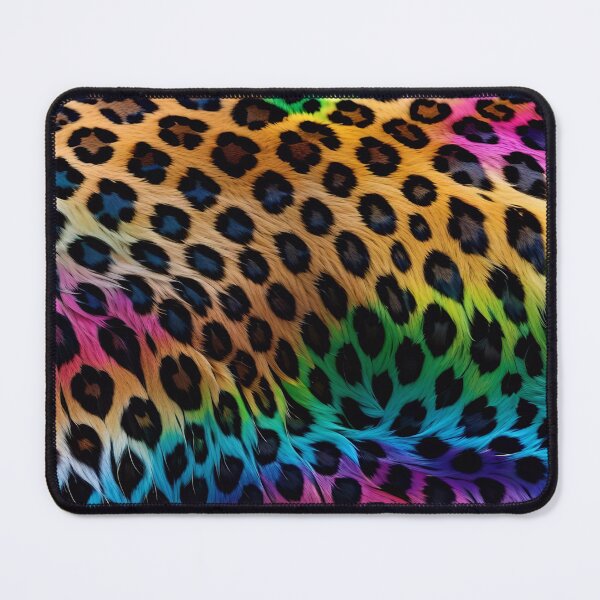 Item preview, Abstract Rainbow Leopard Skin Pattern designed and sold by TheArtOfPat.