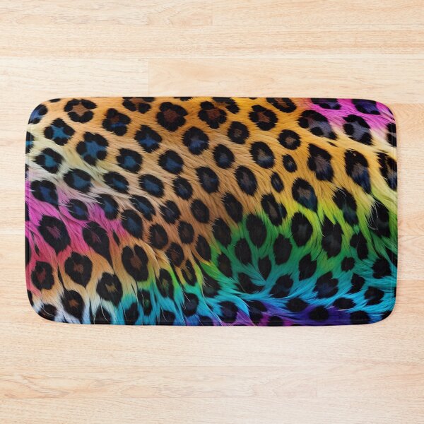 Item preview, Abstract Rainbow Leopard Skin Pattern designed and sold by TheArtOfPat.