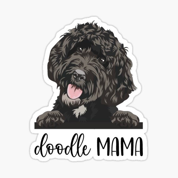 Item preview, black doodle mama designed and sold by Mary Garnsey.
