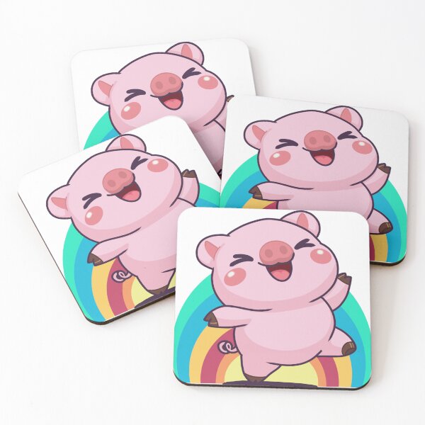 Item preview, Little pig dances cheerfully. designed and sold by atika-atk.
