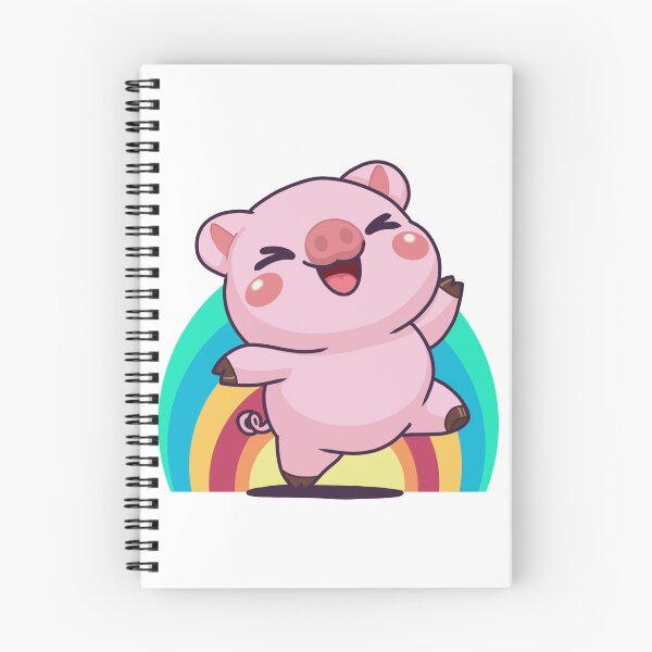 Item preview, Little pig dances cheerfully. designed and sold by atika-atk.