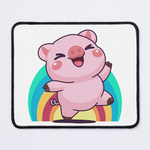 Item preview, Little pig dances cheerfully. designed and sold by atika-atk.
