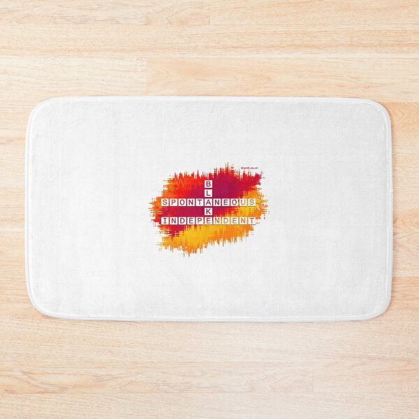 Item preview, Blake Spontaneous Independent Crossword Red Yellow designed and sold by words-my-art.