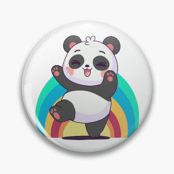 Item preview, Little panda dances cheerfully. designed and sold by atika-atk.
