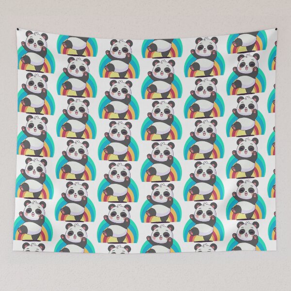 Item preview, Little panda dances cheerfully. designed and sold by atika-atk.