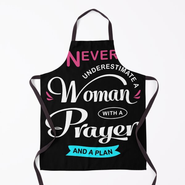 Item preview, Never Underestimate A Woman With A Prayer And A Plan designed and sold by Praytastic.