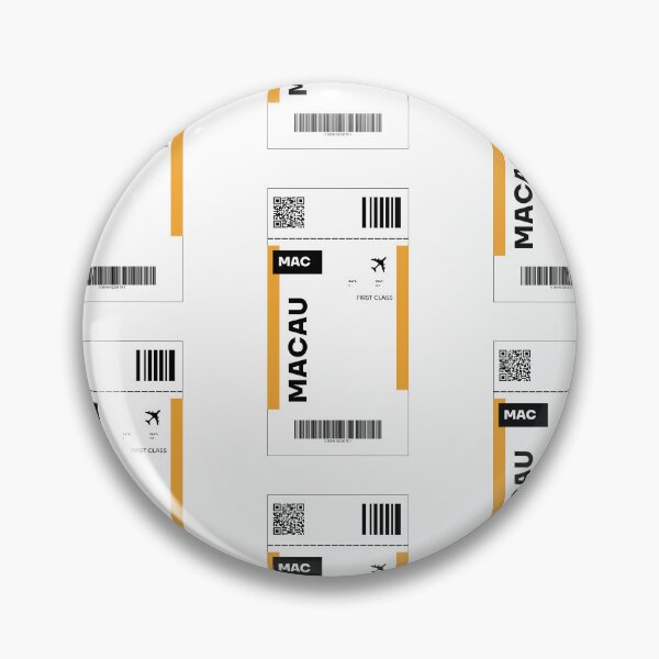 Item preview, Macau Flight Ticket Design - Inspired Travel Ticket  designed and sold by RM-Journey.