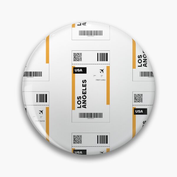 Item preview, Los Angeles Flight Ticket Design - Inspired Travel Ticket  designed and sold by RM-Journey.
