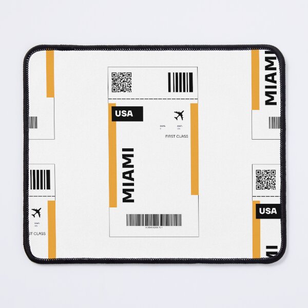 Item preview, Miami Flight Ticket Design - Inspired Travel Ticket designed and sold by RM-Journey.
