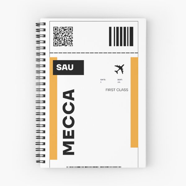 Item preview, Mecca Flight Ticket Design - Inspired Travel Ticket  designed and sold by RM-Journey.