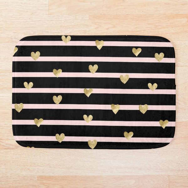 Item preview, Gold Hearts and Pink Zigzag Pattern designed and sold by Motogetsu.