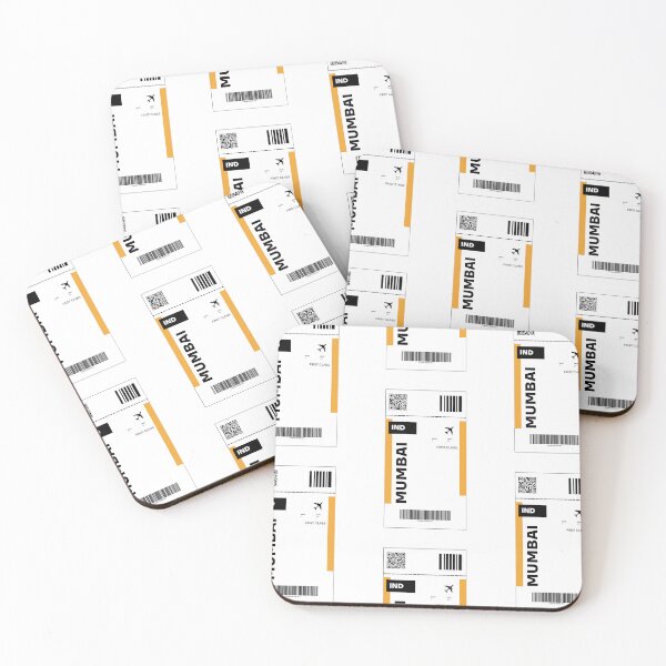 Artikelvorschau, Mumbai-Flugticket-Design – inspiriertes Reiseticket entworfen und verkauft von RM-Journey.