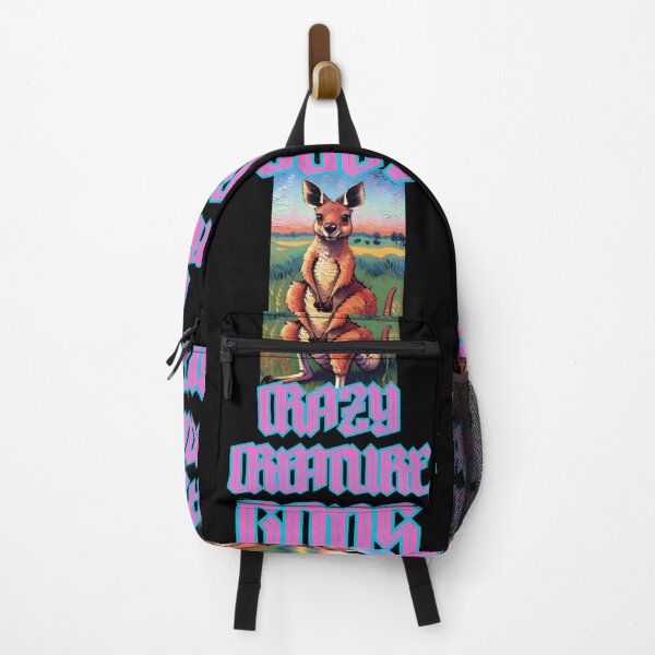 Item preview, Kangaroo is Gods crazy creature in cute happy van gogh style funny gifts designed and sold by thankful-loco.