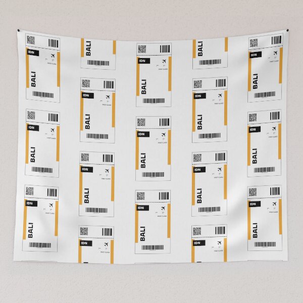 Item preview, Bali Flight Ticket Design - Inspired Travel Ticket  designed and sold by RM-Journey.