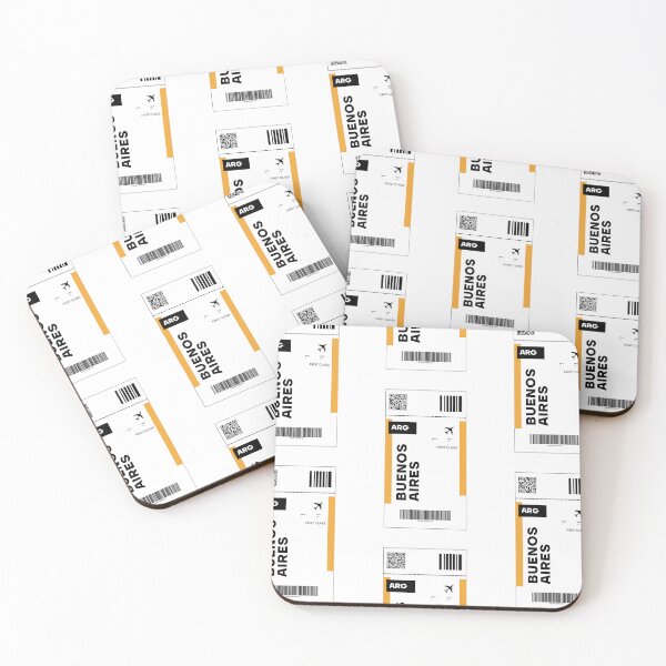 Artikelvorschau, Buenos Aires Ticket Design – Inspiriertes Reiseticket entworfen und verkauft von RM-Journey.