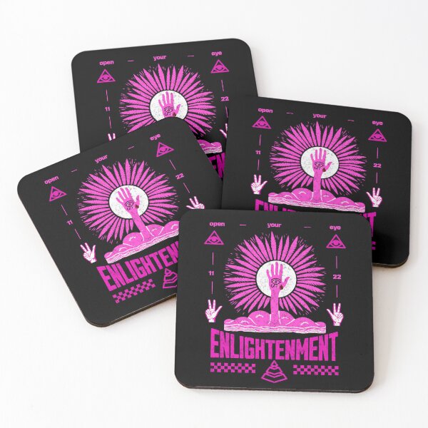 Item preview, Enlightenment / Open Your Eye Print designed and sold by Thehatinthecat.