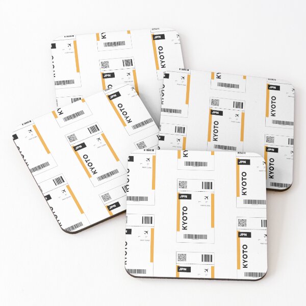 Item preview, Kyoto Flight Ticket Design - Inspired Travel Ticket  designed and sold by RM-Journey.