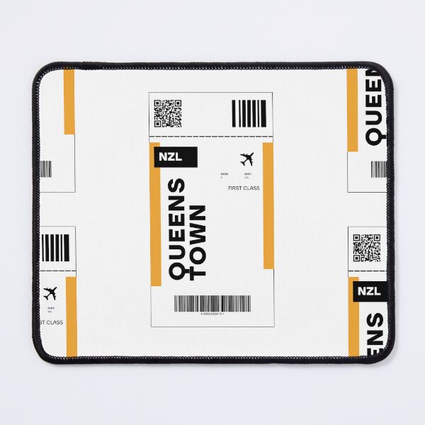 Item preview, Queenstown Flight Ticket Design - Inspired Travel Ticket designed and sold by RM-Journey.