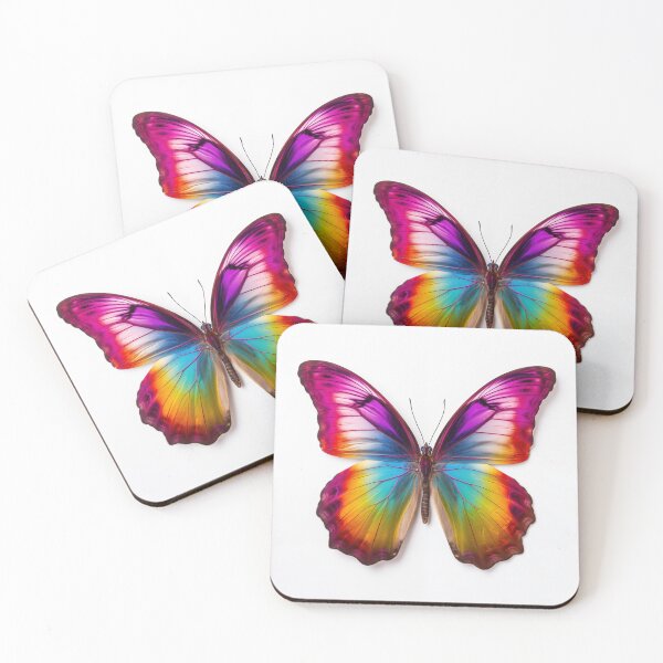 Item preview, Beautiful Butterfly in rainbow colours. designed and sold by ArtbyJanineTate.