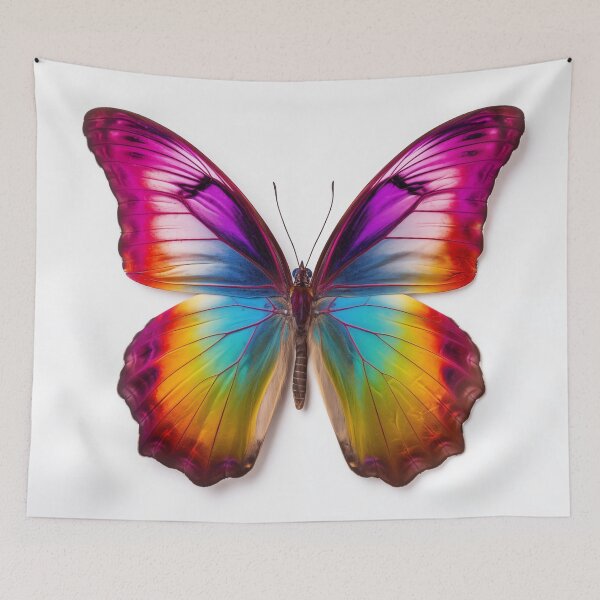 Item preview, Beautiful Butterfly in rainbow colours. designed and sold by ArtbyJanineTate.