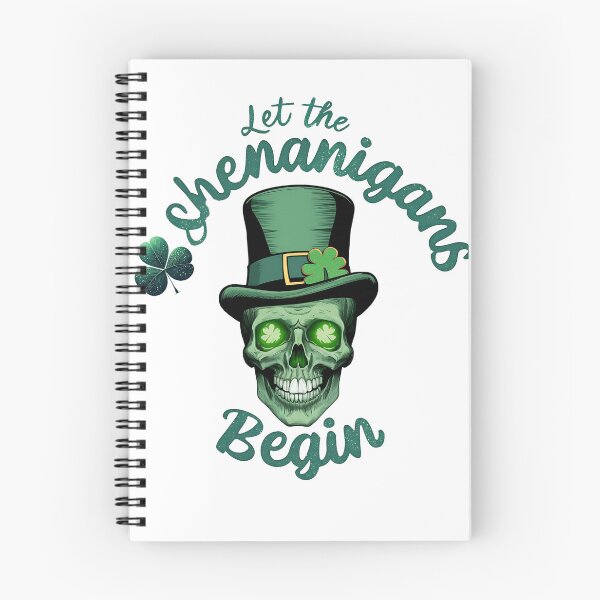Item preview, Let The Shenanigans Begin St. Patrick's Day Skull Lucky Charm designed and sold by najega911.