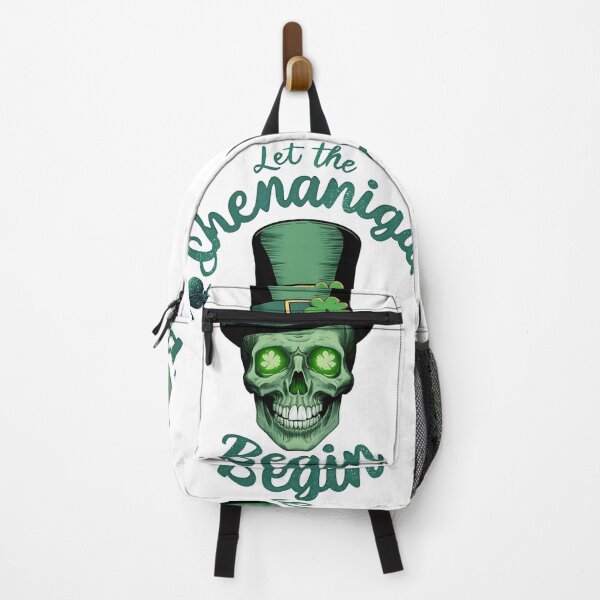 Item preview, Let The Shenanigans Begin St. Patrick's Day Skull Lucky Charm designed and sold by najega911.