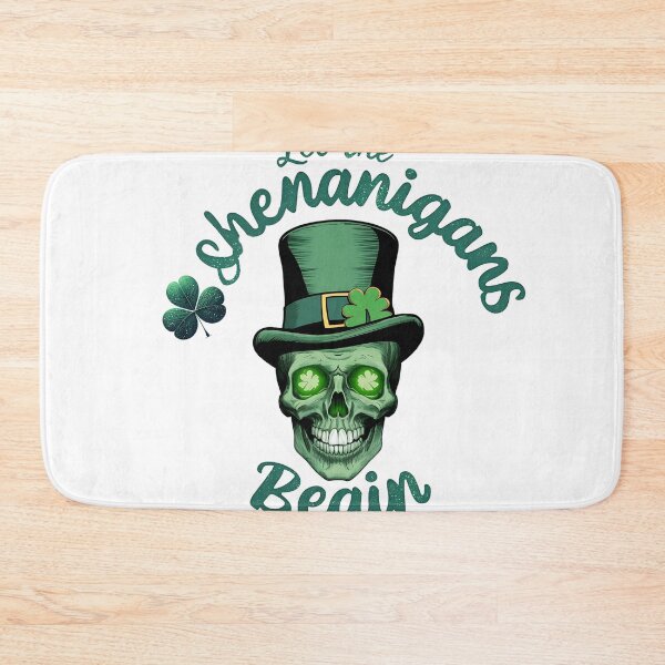 Item preview, Let The Shenanigans Begin St. Patrick's Day Skull Lucky Charm designed and sold by najega911.