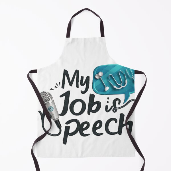 Item preview, My Job Is Speech - Speech Therapist Gift for Coach Language Pathologist Art designed and sold by najega911.