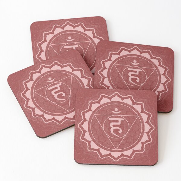Item preview, Throat Chakra Mandala - Ruby + Rose designed and sold by Irene Estelle.