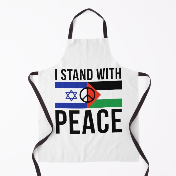 Item preview, I stand with peace Israel Palestine peace flags design  designed and sold by Rachel the Artist .