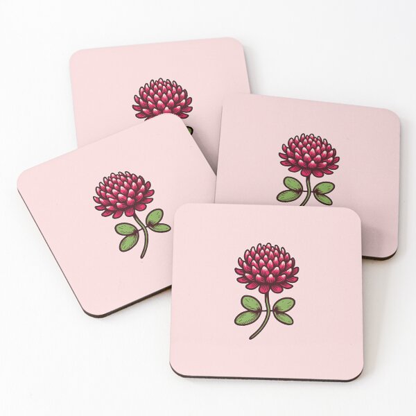 Item preview, Crimson Clover Flower - Crimson and Clover designed and sold by AmberRoseWrites.