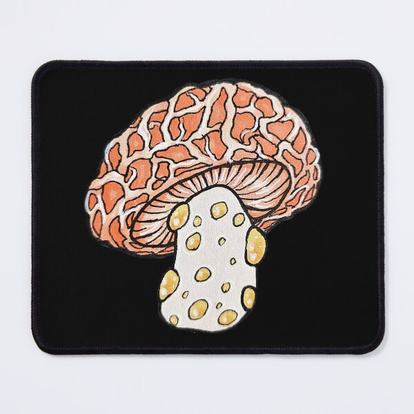 Item preview, Wrinkled Peach Mushroom designed and sold by silverwolfsoul.