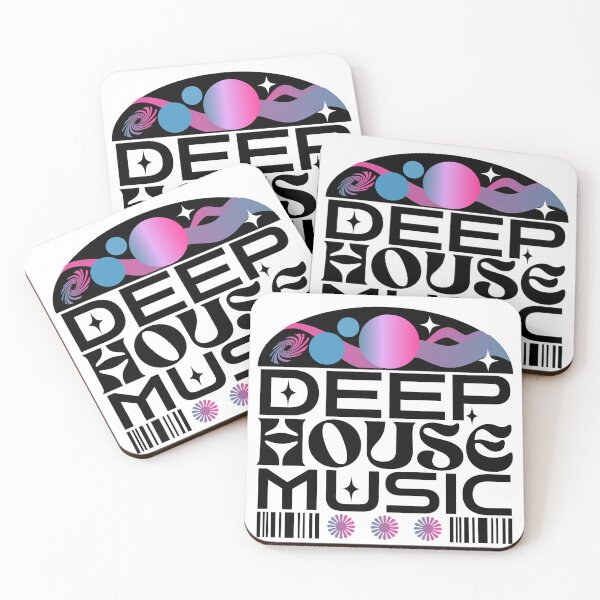 Item preview, DEEP HOUSE  - Orbs And Stars (black/purple/blue) designed and sold by Discothreadz.