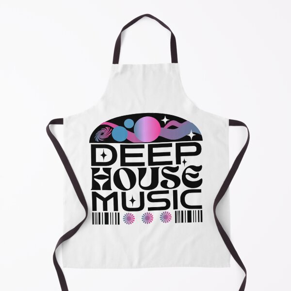 Aperçu de l'œuvre DEEP HOUSE - Orbes et étoiles (noir/violet/bleu) créée et vendue par Discothreadz.